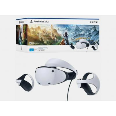 Шлем VR Sony PlayStation VR2, 120 Гц, с игрой Horizon Call of the mountain, белый